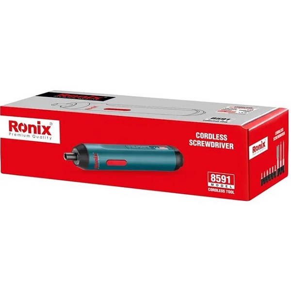 پیچ گوشتی شارژی رونیكس مدل 8591 اتوماتیك 3.6 ولت
